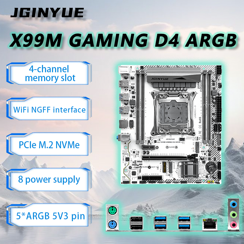 Server Memory Ddr4 - Scheda madre JGINYUE X99 LGA2011-3 M-ATX