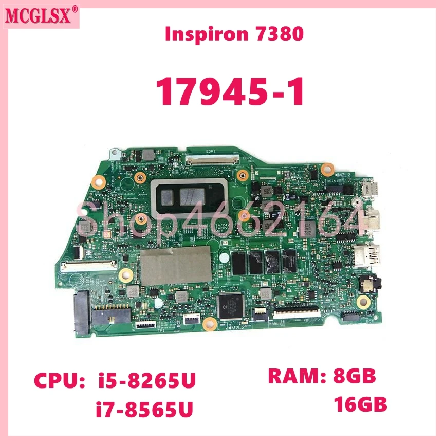 Ddr4 16Gb - 17945-1 Con CPU I5-8265U I7-8565U, RAM