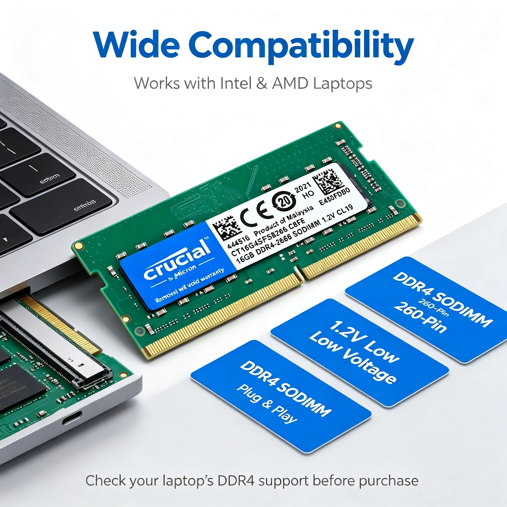 Memoria RAM DDR4 per laptop, f - Sodimm Ddr4 recensione e prezzo