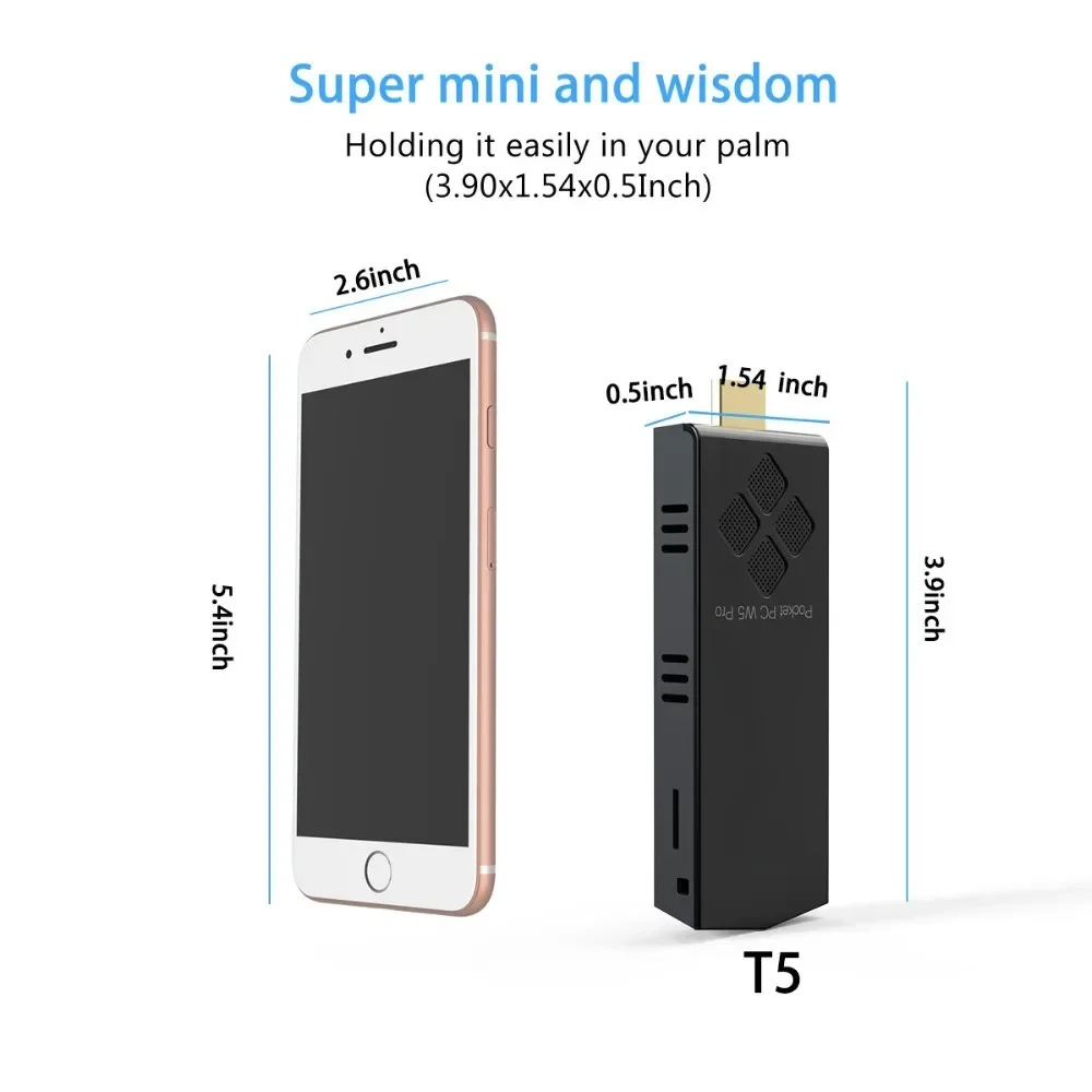 Mini PC T5/W5 PRO Windows 10 H - Ram Memory Module recensione e prezzo