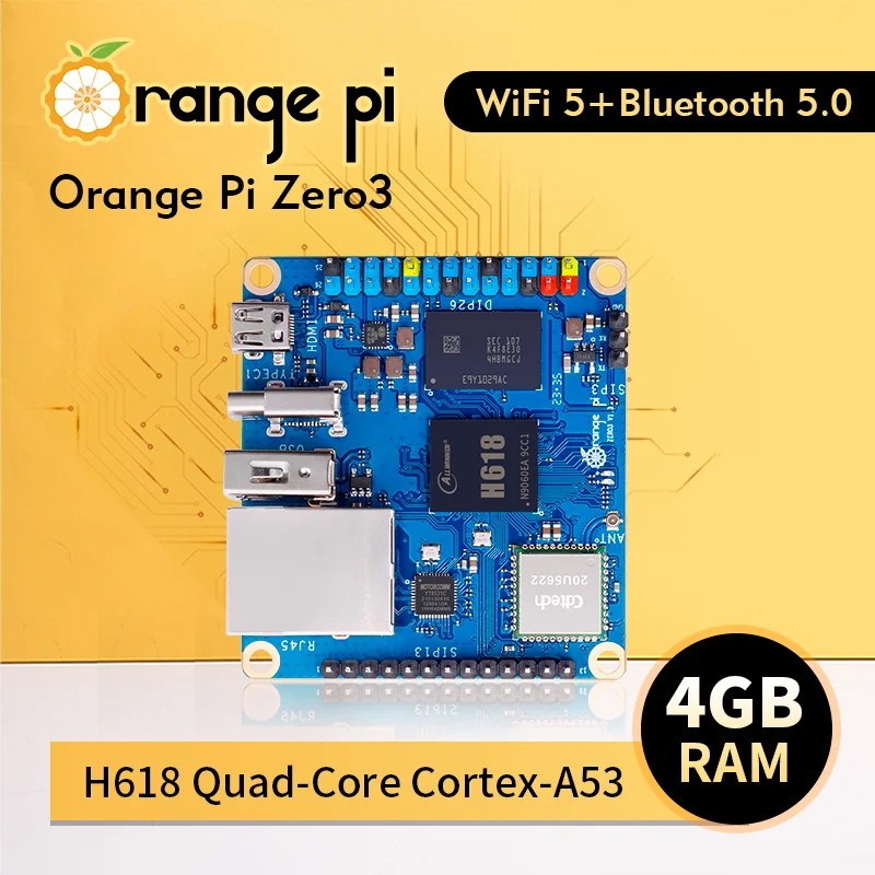 Orange Pi Zero 3 1G 1.5G 2G 4G - Ram Memory Module recensione e prezzo