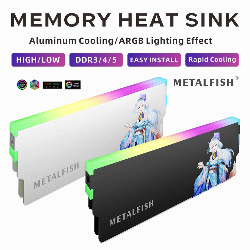 METALFISH DRAM Dissipatore di  - Ddr4 Desktop Ram recensione e prezzo